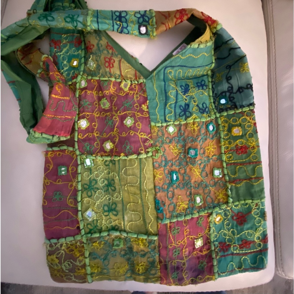 Green Funky People tote Great Shape